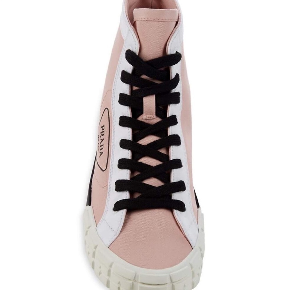 BNWT PRADA GABARDINE HI-TOP SNEAKERS Men - Picture 2 of 6